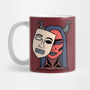 Demon Behind the Mask Mug